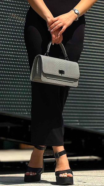 Carla Bag Light Grey Sm-010-02 фото